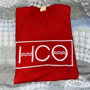 Hollister Men’s Red Short Sleeve T-Shirt Red